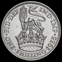 1935 George V Silver Shilling Reverse