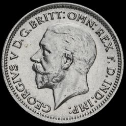 1936 George V Silver Sixpence Obverse