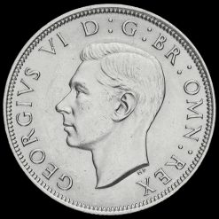 1942 George VI Silver Half Crown Obverse