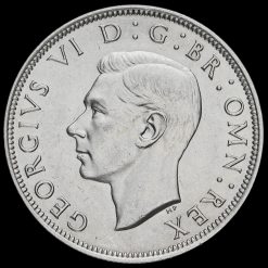 1945 George VI Silver Half Crown Obverse