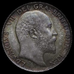 1902 Edward VII Silver Shilling Obverse