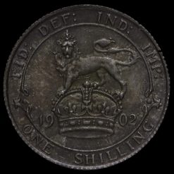 1902 Edward VII Silver Shilling Reverse