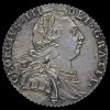 1787 George III Early Milled Silver Shilling Obverse