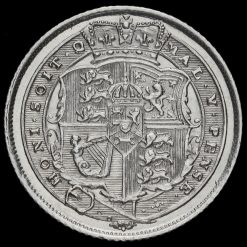 1817 George III Milled Silver Sixpence Reverse