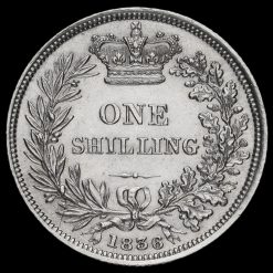 1836 William IV Milled Silver Shilling Reverse