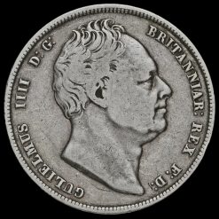 1837 William IV Milled Silver Half Crown Obverse