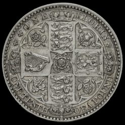 1849 Queen Victoria Godless Florin Reverse