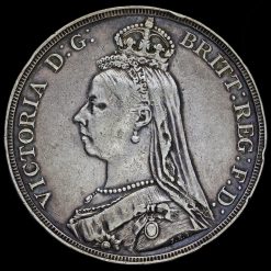 1887 Queen Victoria Jubilee Head Silver Crown Obverse