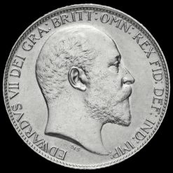 1902 Edward VII Silver Sixpence Obverse