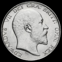 1902 Edward VII Silver Shilling Obverse