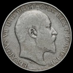 1905 Edward VII Silver Florin Obverse