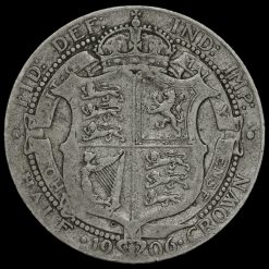 1906 Edward VII Silver Half Crown Reverse