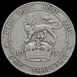 1907 Edward VII Silver Shilling Reverse