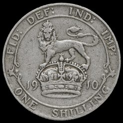 1910 Edward VII Silver Shilling Reverse