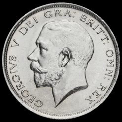 1912 George V Silver Half Crown Obverse