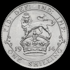 1914 George V Silver Shilling Reverse