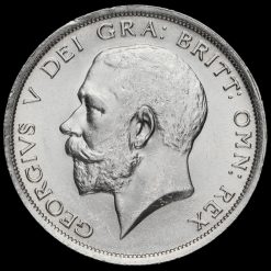 1915 George V Silver Half Crown Obverse