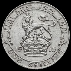 1915 George V Silver Shilling Reverse