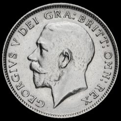 1917 George V Silver Sixpence Obverse