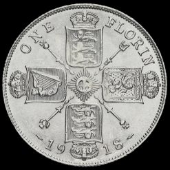 1918 George V Silver Florin Reverse