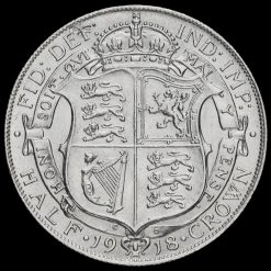 1918 George V Silver Half Crown Reverse