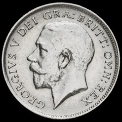 1918 George V Silver Sixpence Obverse