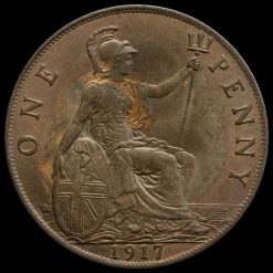 1917 George V Penny Reverse