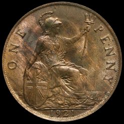 1921 George V Penny Reverse