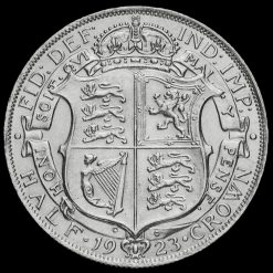 1923 George V Silver Half Crown Reverse