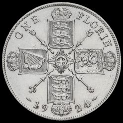 1924 George V Silver Florin Reverse