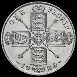 1924 George V Silver Florin Reverse