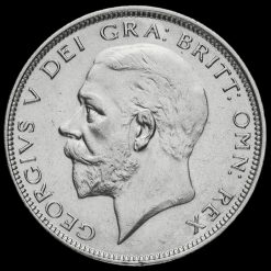 1927 George V Silver Half Crown Obverse