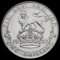 1927 George V Silver Shilling Reverse