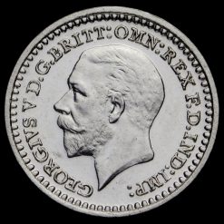 1928 George V Silver Maundy Penny Obverse