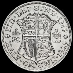 1929 George V Silver Half Crown Reverse