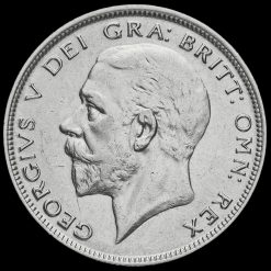 1934 George V Silver Half Crown Obverse
