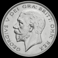 1935 George V Silver Half Crown Obverse