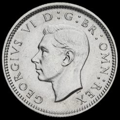 1938 George VI Silver Sixpence Obverse