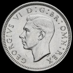 1942 George VI Silver Sixpence Obverse