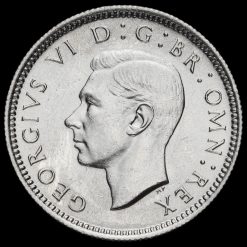 1945 George VI Silver Sixpence Obverse