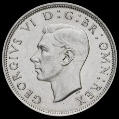 1945 George VI Silver Half Crown Obverse