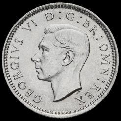 1945 George VI Silver Sixpence Obverse