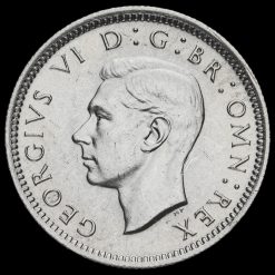 1946 George VI Silver Sixpence Obverse