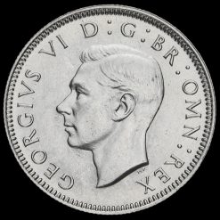 1946 George VI Silver English Shilling Obverse
