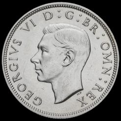 1946 George VI Silver Half Crown Obverse