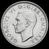 1946 George VI Silver Scottish Shilling Obverse