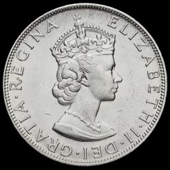 Bermuda 1964 Elizabeth II Silver Crown Obverse