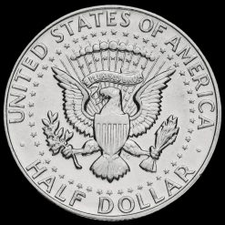 USA 1967 Kennedy Silver Half Dollar Reverse