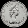 Mauritius 1975 Elizabeth II Silver 50 Rupees Obverse