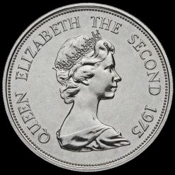Mauritius 1975 Elizabeth II Silver 50 Rupees Obverse